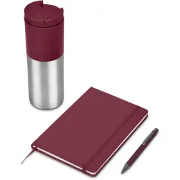 Watson White Gift Set - Maroon